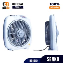 Quạt hộp Senko BD1012 40W để bàn học bàn làm việc, phòng ngủ 3 cấp gió mạnh bảo hành 24 tháng 6