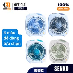Quạt hộp Senko BD1012 40W để bàn học bàn làm việc, phòng ngủ 3 cấp gió mạnh bảo hành 24 tháng 7