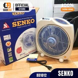 Quạt hộp Senko BD1012 40W để bàn học bàn làm việc, phòng ngủ 3 cấp gió mạnh bảo hành 24 tháng 3