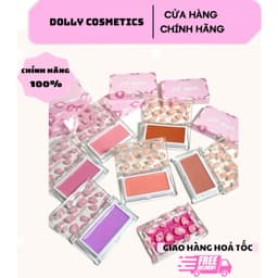 [JILL LEEN]Má Hồng Kem Jill Leen Phấn Má Hồng Dạng Kem Mướt Mịn blush jill leen Dolly Cosmetics Không Thấm Nước Làm Sáng 1