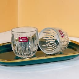 Bộ 6 Cốc Thuỷ Tinh Lượn Sóng Ly Uống Nước Chất Liệu Thủy Tinh Chịu Nhiệt Dung Tích 280ml_MC1 7