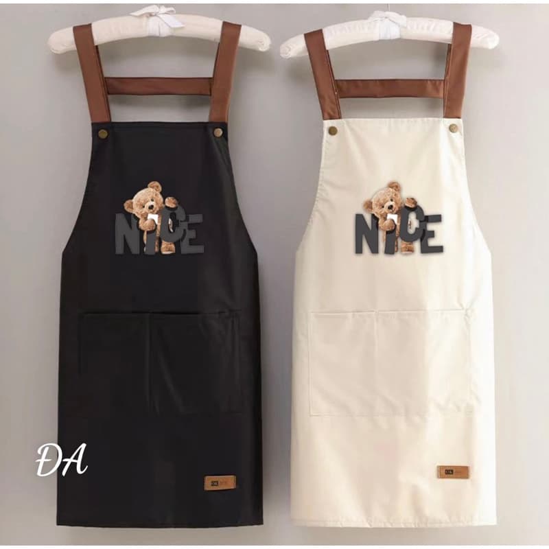 Tạp giề gấu dễ thương, tạp giề chống thấm nước chuyên dụng dùng trong bếp, quán cà phê, nhà hàng