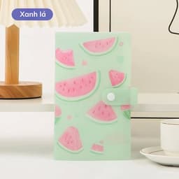 Cuốn Album ảnh 6x9cm 120 ngăn và 240 ngăn, nhựa dẻo xinh xắn Babuu Decor 6
