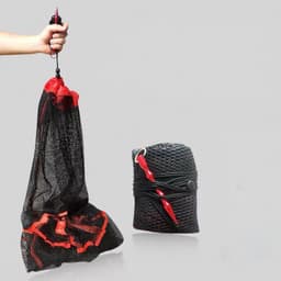 Túi lưới đựng cá màu đen rộng 55cm dài 1m, 1m5, 2m, 2m5, 3m giá rẻ 4