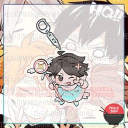 Mua 1 tặng 1 (CARDCAPTOR) Móc khoá HAIKYUU!! Vua bóng chuyền in hình anime mica trong acrylic chibi xinh xắn 5