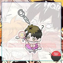 Mua 1 tặng 1 (CARDCAPTOR) Móc khoá HAIKYUU!! Vua bóng chuyền in hình anime mica trong acrylic chibi xinh xắn 6