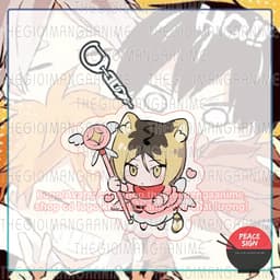Mua 1 tặng 1 (CARDCAPTOR) Móc khoá HAIKYUU!! Vua bóng chuyền in hình anime mica trong acrylic chibi xinh xắn 9