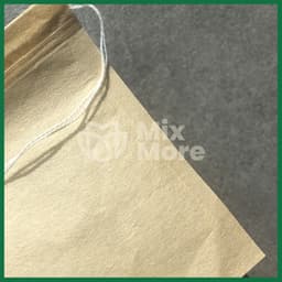 100 túi lọc trà, cà phê, thảo dược, thực phẩm chất liệu giấy màu nâu, dây rút dùng 1 lần an toàn thực phẩm Mixmore 6