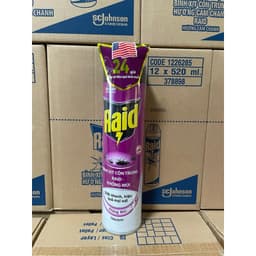 Bình Xịt Muỗi Raid 520ml – Xịt Côn Trùng Chính Hãng, 3 Mùi Hương Lựa Chọn 6