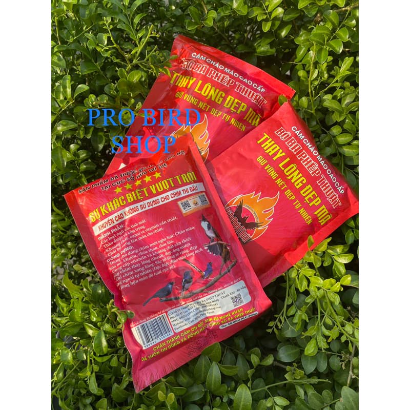Cám Chim Chào Mào Thay Lông Đẹp Mã BỘ BA PHÉP THUẬT Gói 200g cao cấp Chính hãng