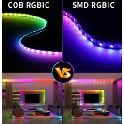 ĐÈN LED COB FULL MÀU 2.7MM 2020 WS2812B ARGB NEOPIXEL 160LED/MÉT DÂY 1 MÉT ĐIỆN ÁP 5V 5