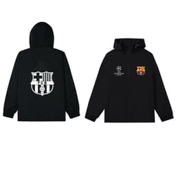 Áo khoác gió hai lớp clb Barcelona chống nước cản gió 6