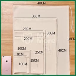 Túi lọc trà vải cotton 100%, lọc cà phê, thảo dược, thực phẩm đa năng dùng nhiều lần an toàn thực phẩm Mixmore 9