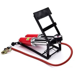 Bơm Đạp Xe Máy Ô Tô 2 Ống USA Standar và Máy Bơm Lốp Xe 2 Ống Hơi Da Li Shen . 8