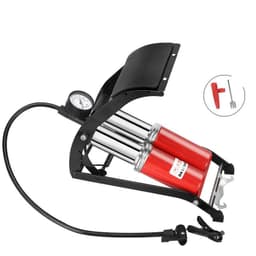 Bơm Đạp Xe Máy Ô Tô 2 Ống USA Standar và Máy Bơm Lốp Xe 2 Ống Hơi Da Li Shen . 9
