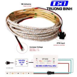 ĐÈN LED WS2812B ARGB NEOPIXEL MỎNG 2.7MM 2020 160LED/MÉT 200LED/MÉT DÂY 1 MÉT 8