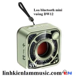 Loa Karaoke Mini K12 Kèm 2 Micro/ 1 Mic và Loa Bluetooth Mini Vuông DW12/ C20 Plus (kèm mic) 8
