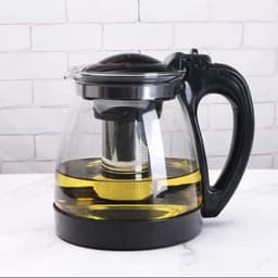 Bộ Bình Lọc Trà 4 Ly Thủy Tinh và Combo 4 Đế Lót Ly Tổ Ong Dẻo Tròn . 5