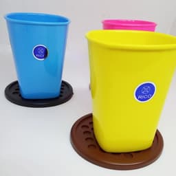 Bộ Bình Lọc Trà 4 Ly Thủy Tinh và Combo 4 Đế Lót Ly Tổ Ong Dẻo Tròn . 9