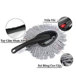 Cây Cọ Lau Bụi Xe Hơi và Găng Tay San Hô Rửa Xe 2 Mặt 3