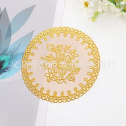 Lót Ly Hình Tròn Sang Trọng 12cm . 6