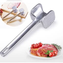 Búa dần thịt, giã gừng tỏi bằng nhôm và Dụng Cụ Nghiền Tỏi Bằng Thép Garlic Press . 1