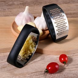 Búa dần thịt, giã gừng tỏi bằng nhôm và Dụng Cụ Nghiền Tỏi Bằng Thép Garlic Press . 8