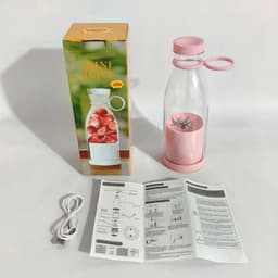 Máy Xay Sinh Tố Cầm Tay 6 Lưỡi 420ml và Máy Xay Sinh Tố Xài Pin (Loại Rẻ) . 5