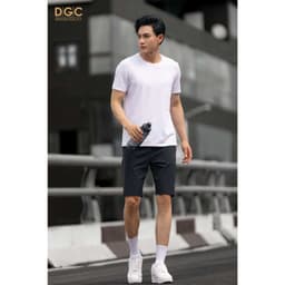Áo Thun Ngắn Tay Nam DGC Áo phông trơn bassic Dáng Suông, Chất Liệu Cotton Mềm Thoáng Mát - SATBC02M 2