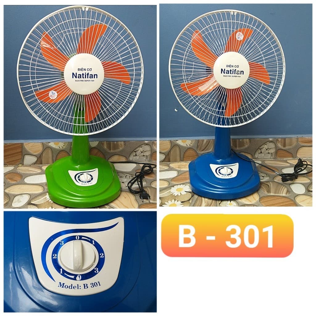 Quạt Natifan B301 và Quạt Để Bàn Mini KC-5811 .