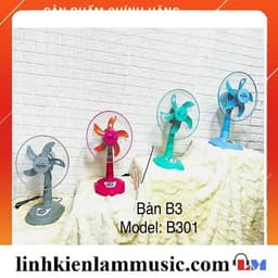 Quạt Natifan B301 và Quạt Để Bàn Mini KC-5811 . 2