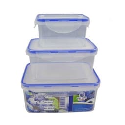 Set 3 Hộp Nhựa Đựng Thực Phẩm Việt Nhật 6530 và Hộp Nhựa Tròn Đựng Thực Phẩm SealPot 1500ml . 1