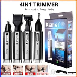 Tông Đơ, Cạo Râu, Tỉa Lông Mũi Kemei 6630 4in1 2