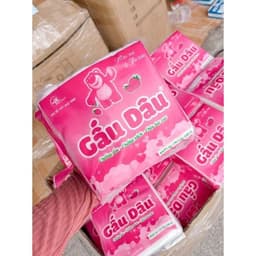 Gói Khăn Giấy Vuông Gấu Dâu Gói 100 Tờ 6