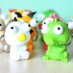 Móc Khoá Thú Mắt Lồi Dể Thương. 9