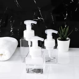 Màn che phòng tắm chống thấm 180x180cm nhiều hình và Bình Đựng Xà Phòng Tạo Bọt 250ml . 9