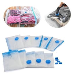 Túi Hút Chân Không Đựng Quần Áo 40 X 60cm và Ống Bơm Gối, Bong Bóng . 2
