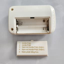 Máy Niệm Phật 5 Bài Kinh Trắng XH-108 (màu trắng) . 3
