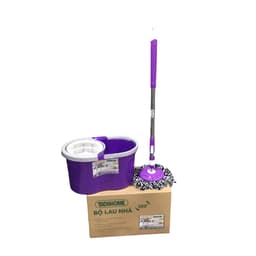 Bộ Lau Nhà Tự Vắt 360 Độ TADAHOME, Cây Lau Nhà, Chổi Lau Nhà Có Lồng Vắt Khô Tiện Lợi - DOMUS 5