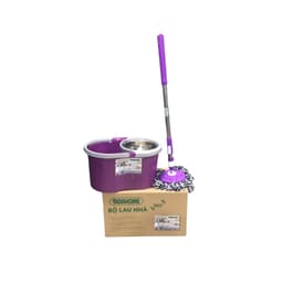 Bộ Lau Nhà Tự Vắt 360 Độ TADAHOME, Cây Lau Nhà, Chổi Lau Nhà Có Lồng Vắt Khô Tiện Lợi - DOMUS 8