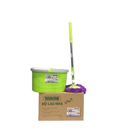 Bộ Lau Nhà Tự Vắt 360 Độ TADAHOME, Cây Lau Nhà, Chổi Lau Nhà Có Lồng Vắt Khô Tiện Lợi - DOMUS 6
