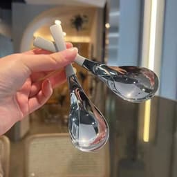 Muỗng múc cơm lùn tay cầm phối màu . 4