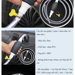 Dụng Cụ Hút Xă-ng Có Van Khóa và Dụng Cụ Hút Xă-ng Loại Rẻ . 4