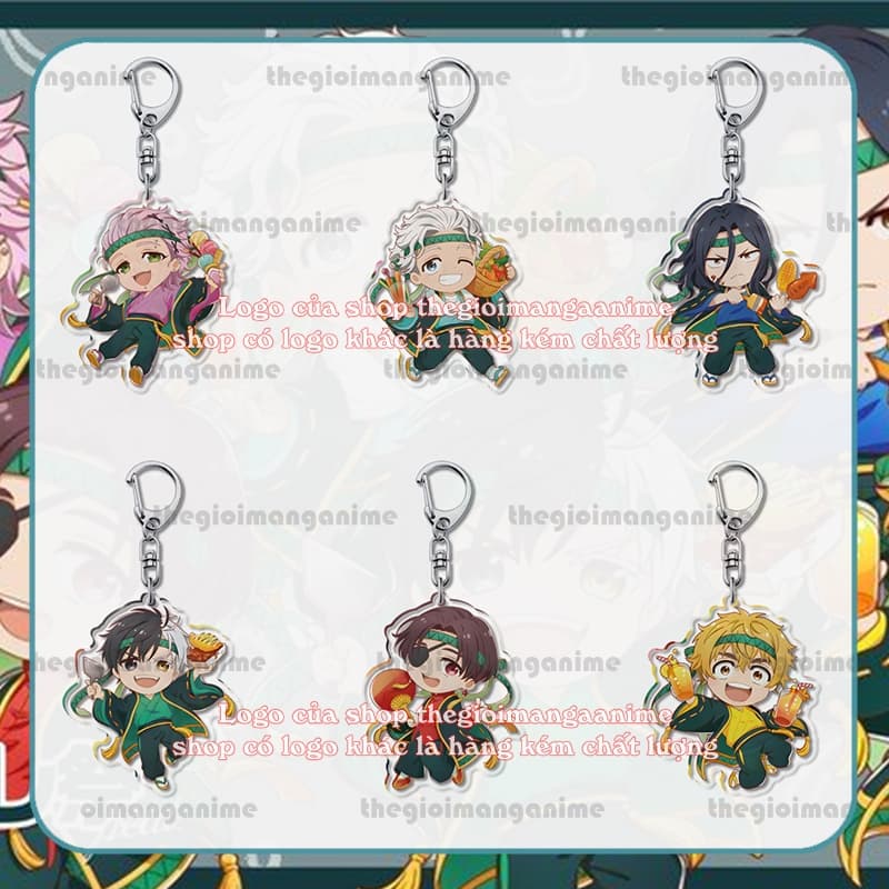 Mua 1 tặng 1 (LỄ HỘI ẨM THỰC) Móc khoá WIND BREAKER in hình anime mica trong acrylic chibi xinh xắn