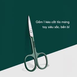 COMBO Bộ Dụng Cụ Bấm Móng 6 Món JYoohome Kèm Hộp Đựng, Bộ Cắt Bấm Dũa Móng Tay Móng Chân Đa Năng 6