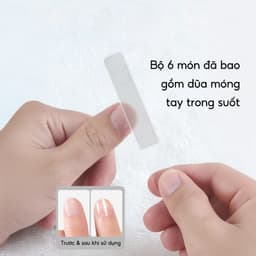 COMBO Bộ Dụng Cụ Bấm Móng 6 Món JYoohome Kèm Hộp Đựng, Bộ Cắt Bấm Dũa Móng Tay Móng Chân Đa Năng 7