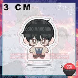 (mua 1 tặng 1) (3CM) Mô hình standee LẠC GIỮA NHỮNG TẦNG MÂY tượng Lost in the cloud boylove chibi mica trưng bày 3