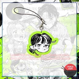 (mua 1 tặng 1) Dây treo điện thoại NGƯỜI MÀ TÔI ĐỂ Ý ĐẾN KHÔNG PHẢI LÀ ĐÀN ÔNG in hình anime mica acrylic xinh xắn 3