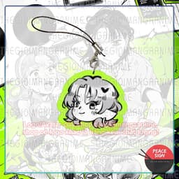 (mua 1 tặng 1) Dây treo điện thoại NGƯỜI MÀ TÔI ĐỂ Ý ĐẾN KHÔNG PHẢI LÀ ĐÀN ÔNG in hình anime mica acrylic xinh xắn 4