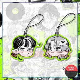 (mua 1 tặng 1) Dây treo điện thoại NGƯỜI MÀ TÔI ĐỂ Ý ĐẾN KHÔNG PHẢI LÀ ĐÀN ÔNG in hình anime mica acrylic xinh xắn 1
